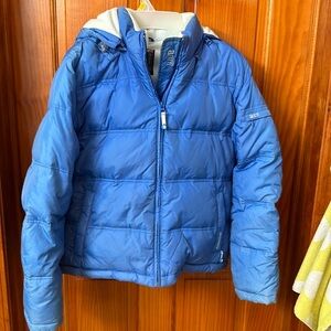 Aeropostale Vibrant Blue Puffer Coat